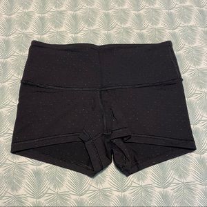 Lululemon Black Mid Rise Short